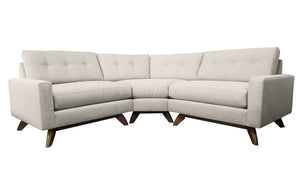 Venice 3pc Curved Sectional 86"W x 86"L