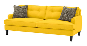 Olivia 84" Sofa - Down Wrapped Seat Cushions