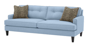 Olivia 84" Sofa - Down Wrapped Seat Cushions