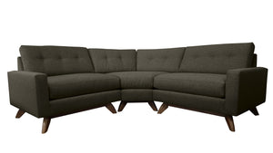 Venice 3pc Curved Sectional 86"W x 86"L