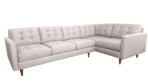 San Diego 2pc Sectional Left Facing 122"W x 75"L