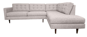 San Diego 2pc Sectional Right Facing 111"W x 87"L