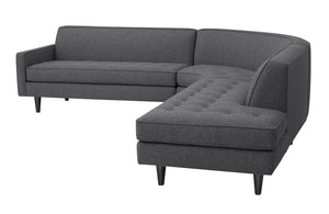 Hollywood 3pc Sectional Right Facing 112" x 111"