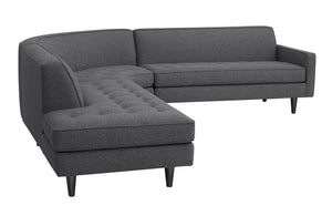 Hollywood 3pc Sectional Left Facing 112" x 111"