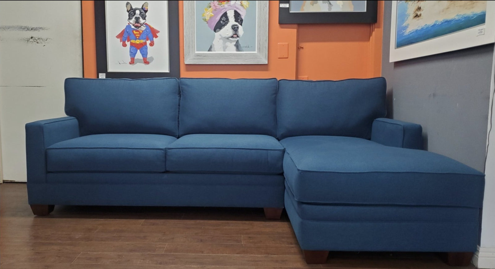 Loft 2PC Sectional Right Facing 100"