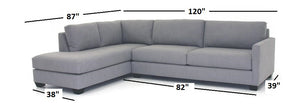 Nova Sectional Left Facing 120"W x 87"L